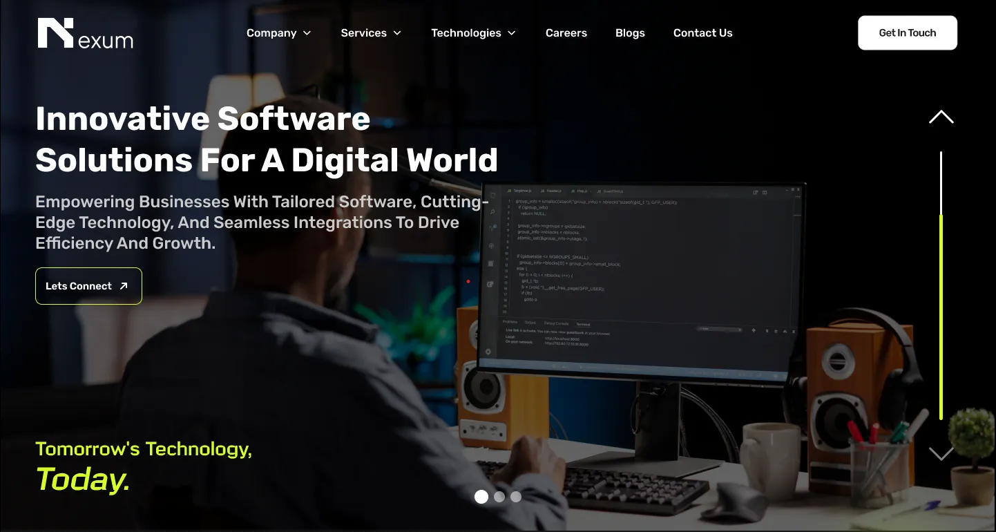 Nexum — screen 1 of 3