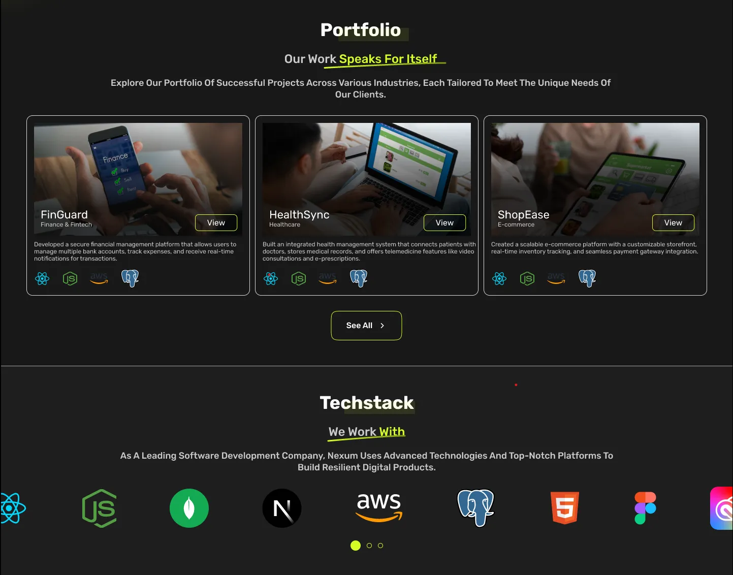 Nexum — screen 3 of 3