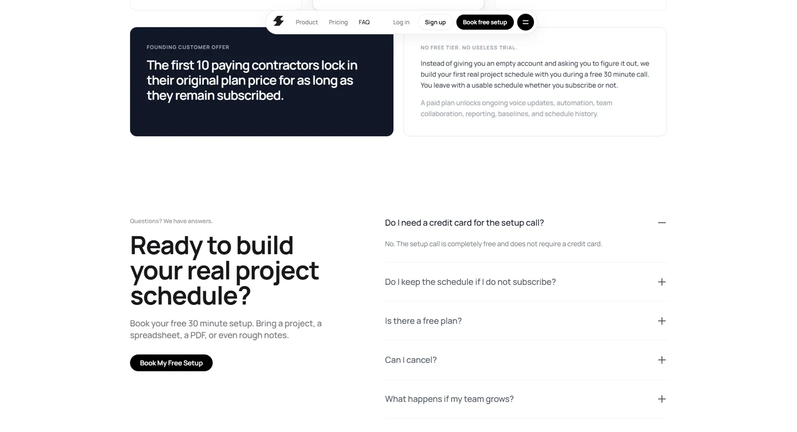 Scedge Landing Page — screen 9 of 10